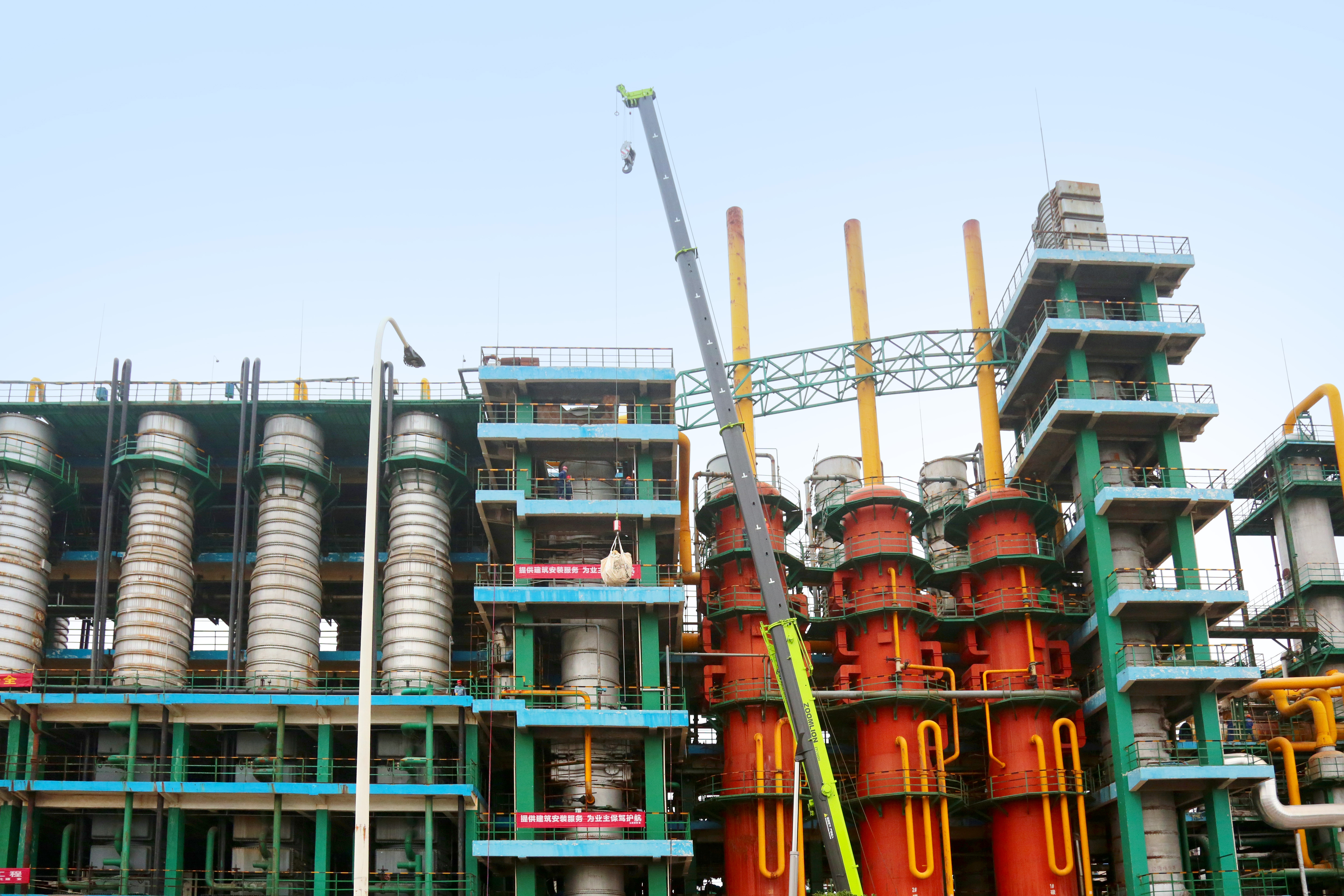 公司化工系統停車大修正式拉開帷幕